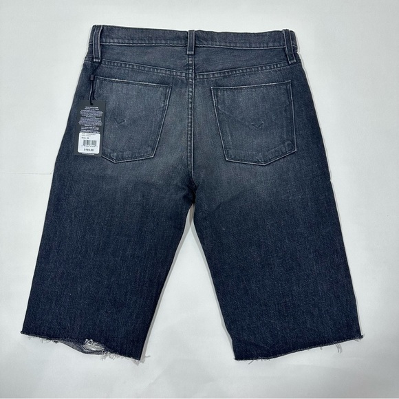 Hudson Made in USA Women Sloane Bermuda Shorts Distressed - Picture 4 of 9